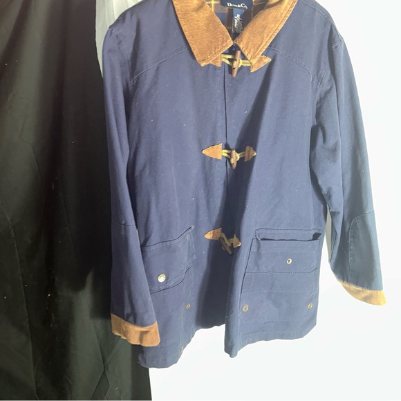 Women’s Blue and Brown PeaCoat size 3X - Picture 4 of 6
